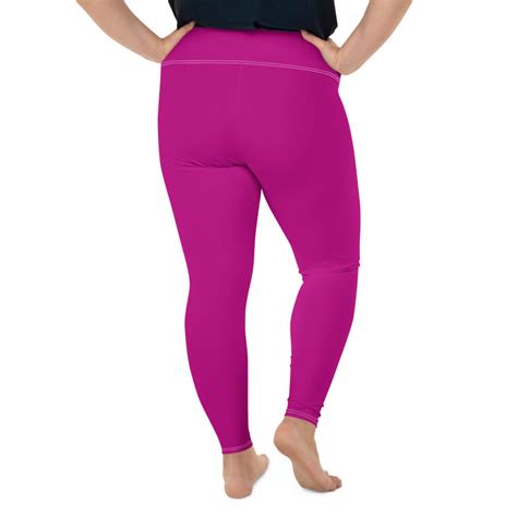plus size hot pink leggings